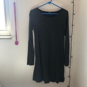 Gray Express Flowy Dress